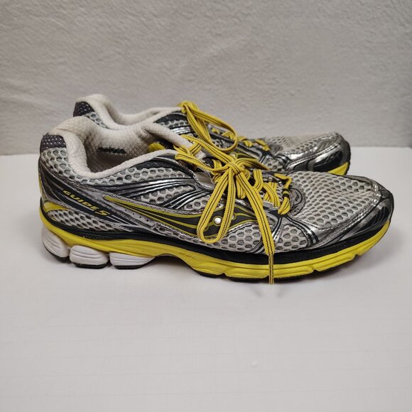 Saucony ProGrid Guide 5 Running Shoes Womens 10 Yellow Silver - Picture 4 of 15